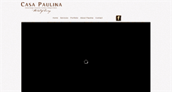 Desktop Screenshot of casapaulina.com